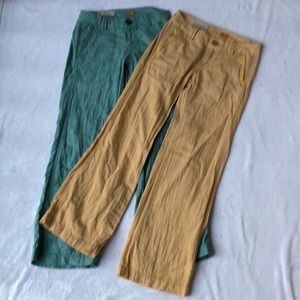 Anthro Pilco  and the Letterpress Pants-Size 00P